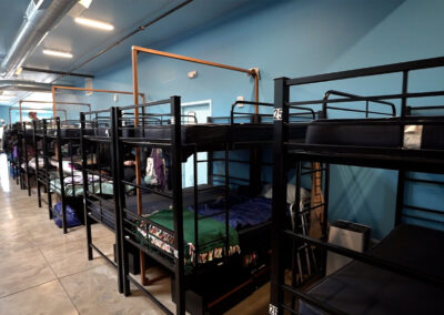 The Kelly Shelter is a congregate shelter with 64 beds for people experiencing homelessness.