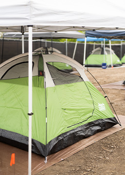Rogue Retreat Urban Campground tent